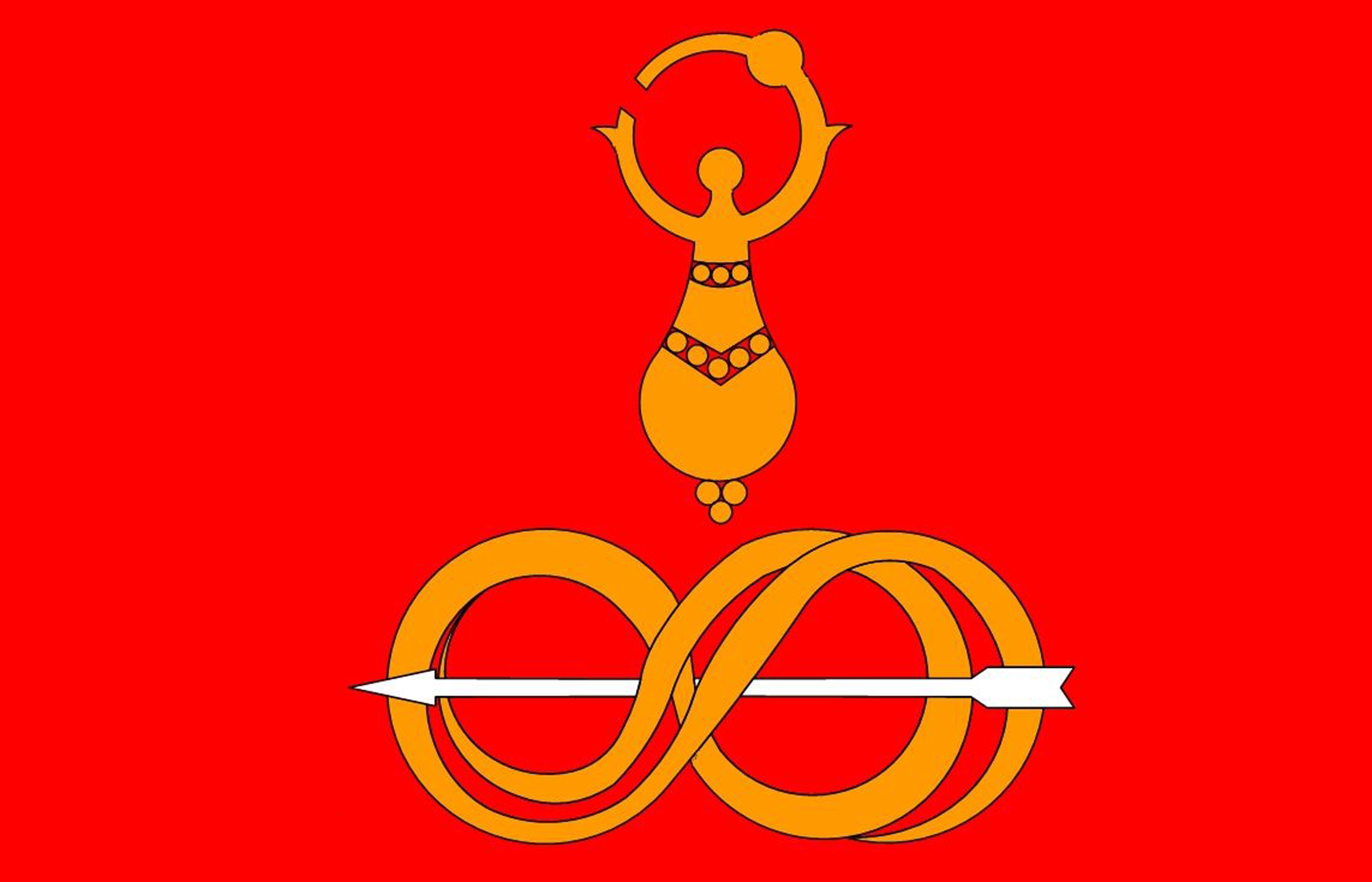 Флаг Дебесский район.